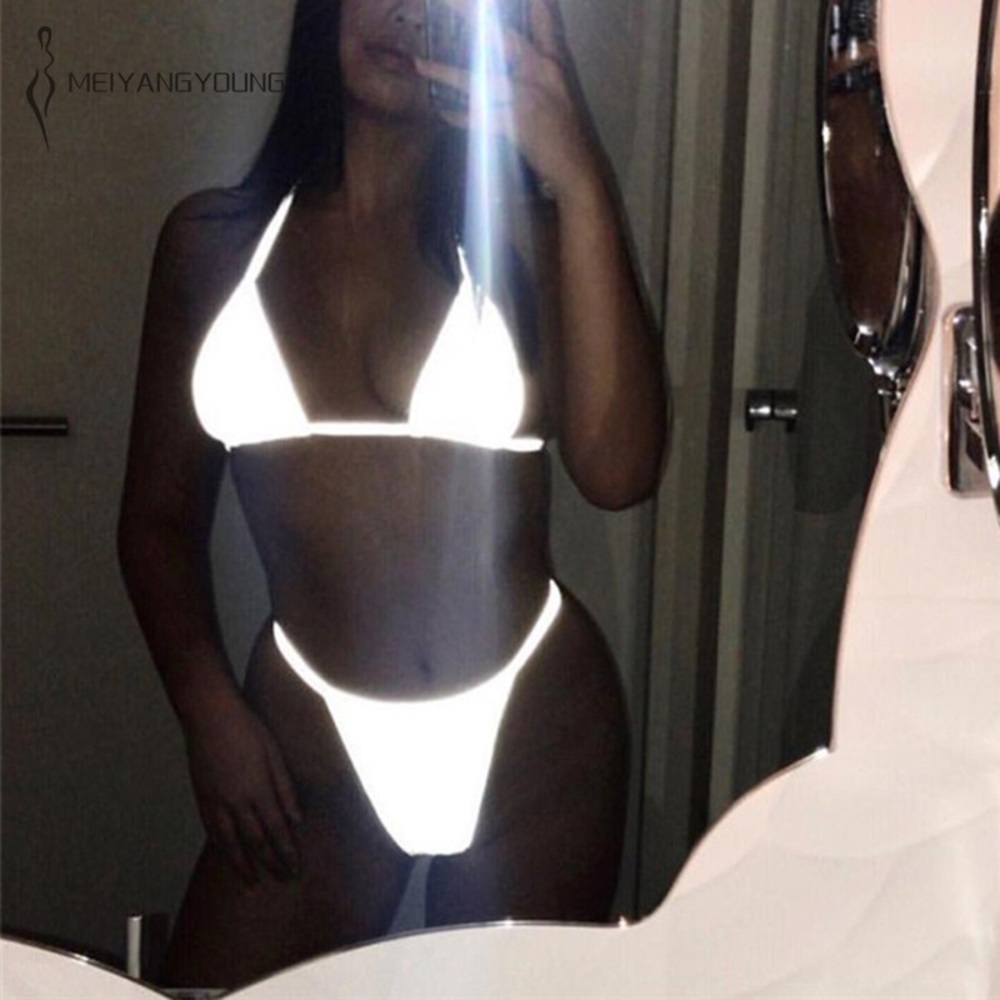 Reflective bathing suit